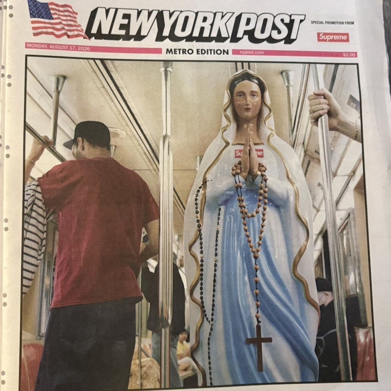Supreme New York Post Newspaper FW26