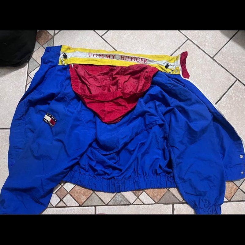 Tommy Hilfiger Colorblock Sailing Jacket Blue Red Yellow