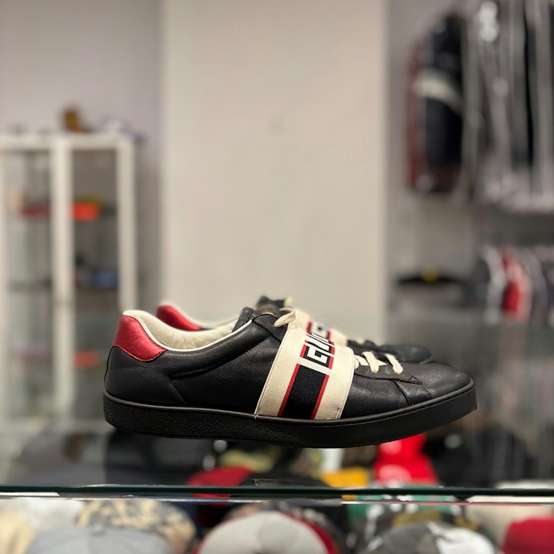 Gucci Ace Sneaker Black Red