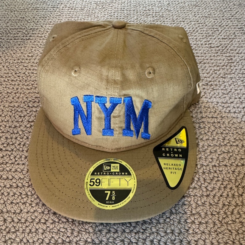 New Era NYM Retro Crown 59FIFTY Fitted Hat Tan