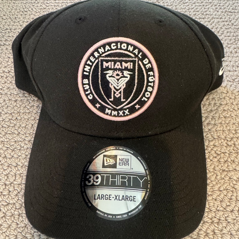 New Era Inter Miami CF 39THIRTY Cap Black Pink