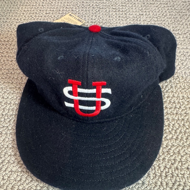 Ebbets Field Flannels Wool Baseball Cap Black