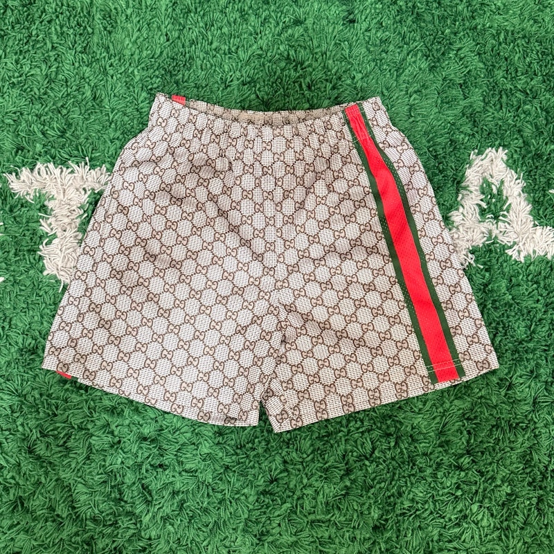 Bravest Studios GG Monogram Stripe Shorts