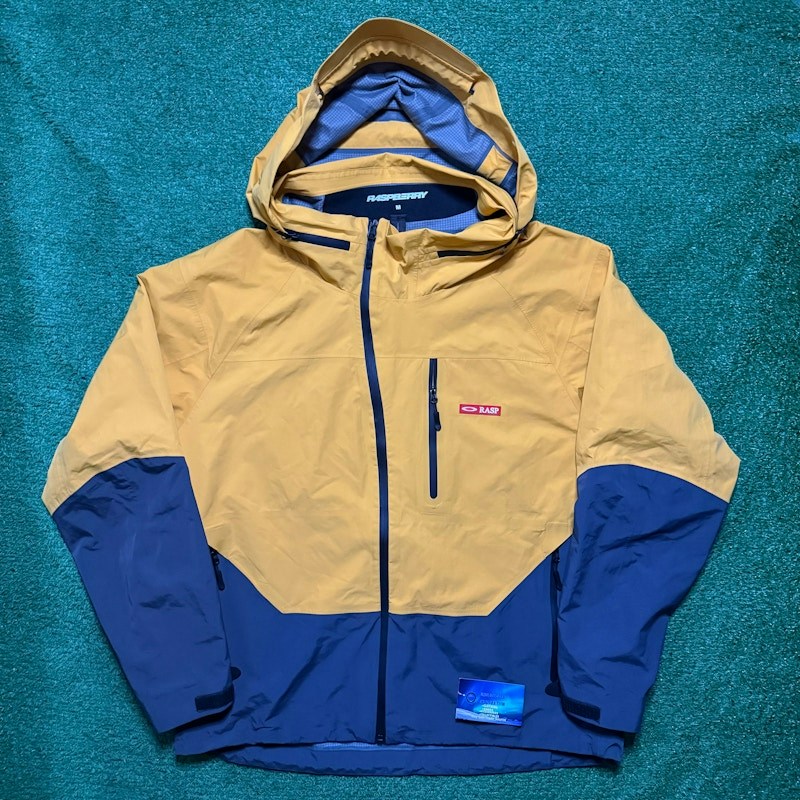 GV Gallery Raspberry Rasp-Tex Hooded Jacket Yellow Blue