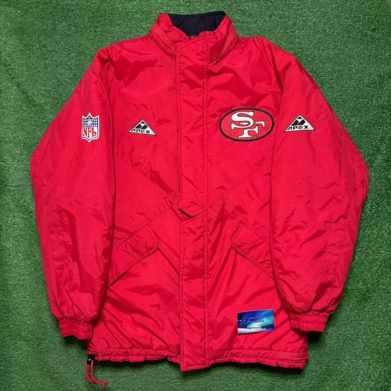 Vintage Apex One San Francisco 49ers NFL Jacket Red