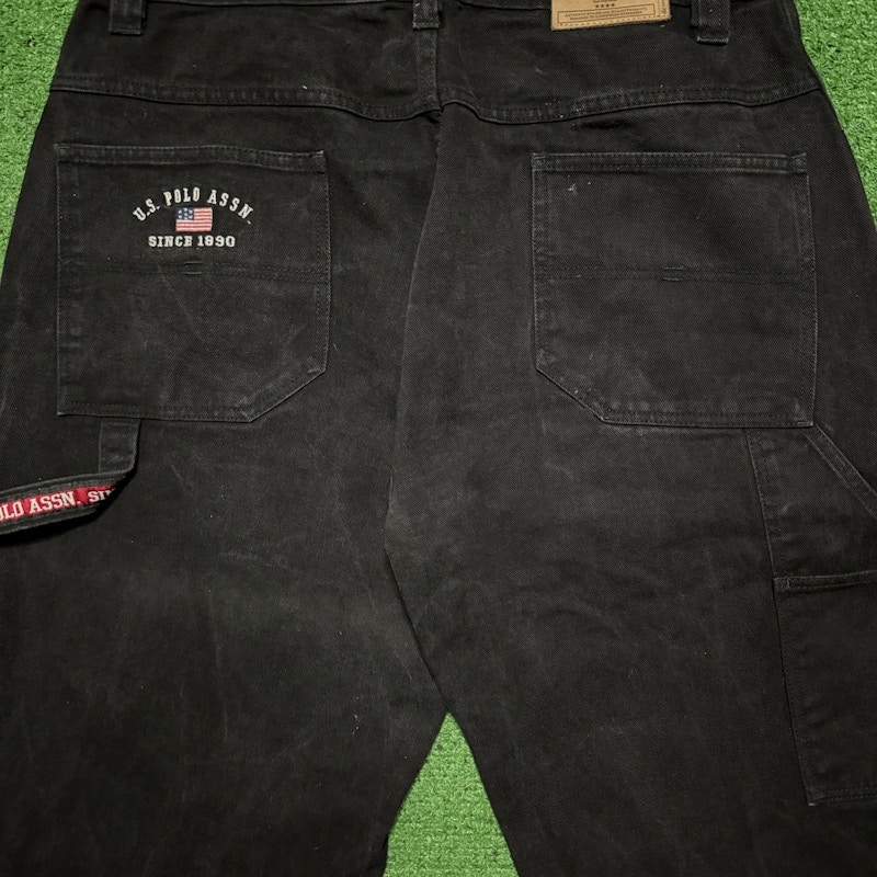 Vintage U.S. Polo Assn. Carpenter Pants Black