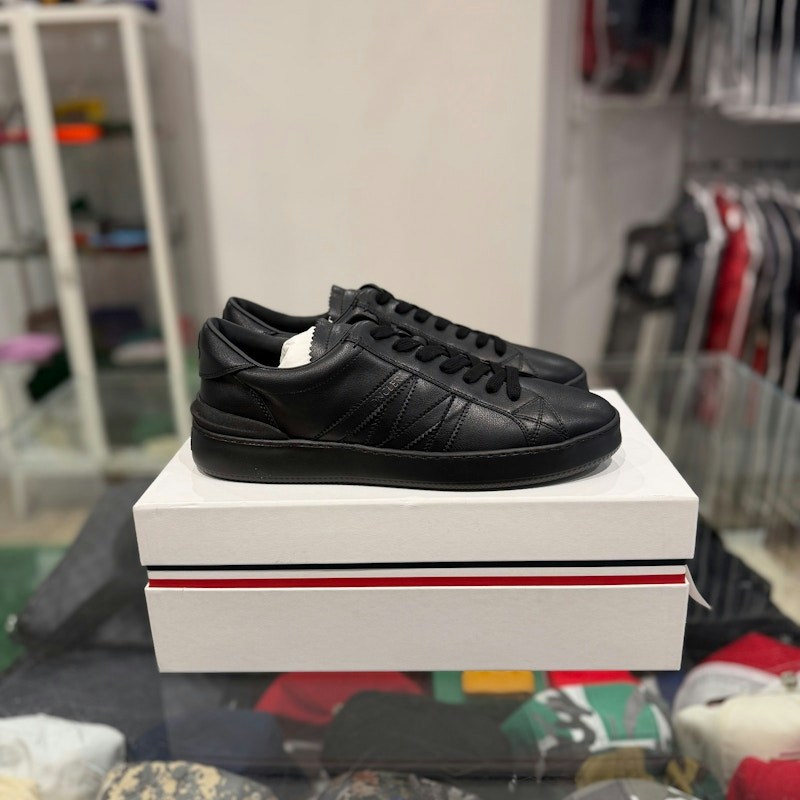 Moncler Monaco M Low Top Sneakers Black