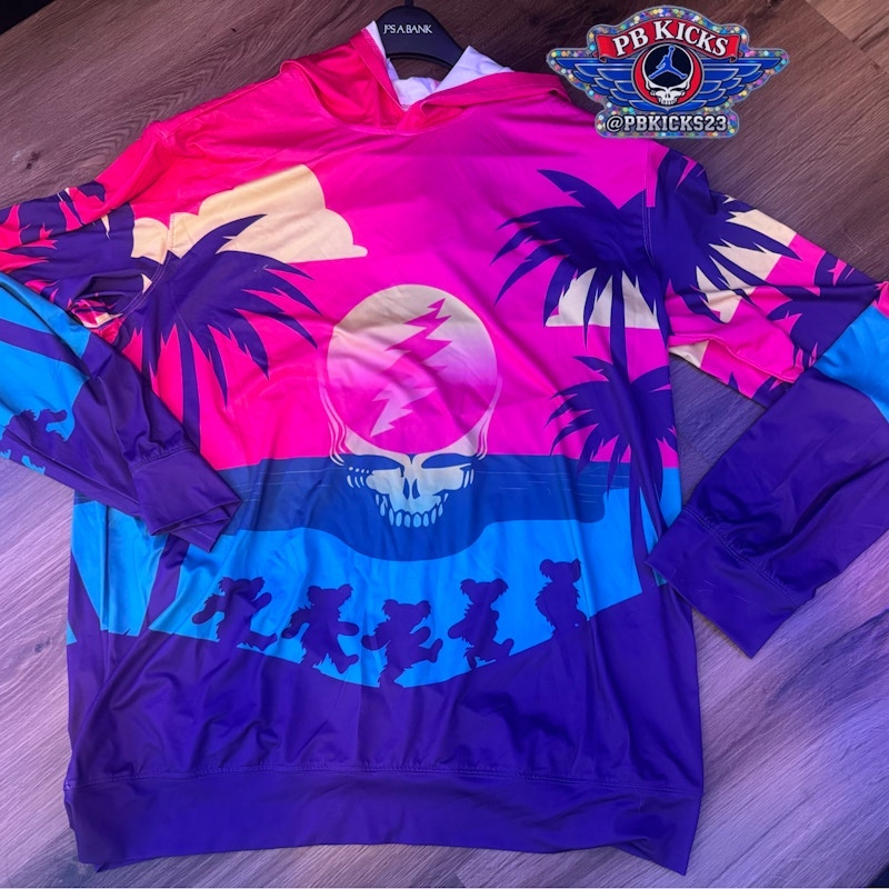 Grateful Dead x Section 119 Setting Sun Stealie Hoodie Multi
