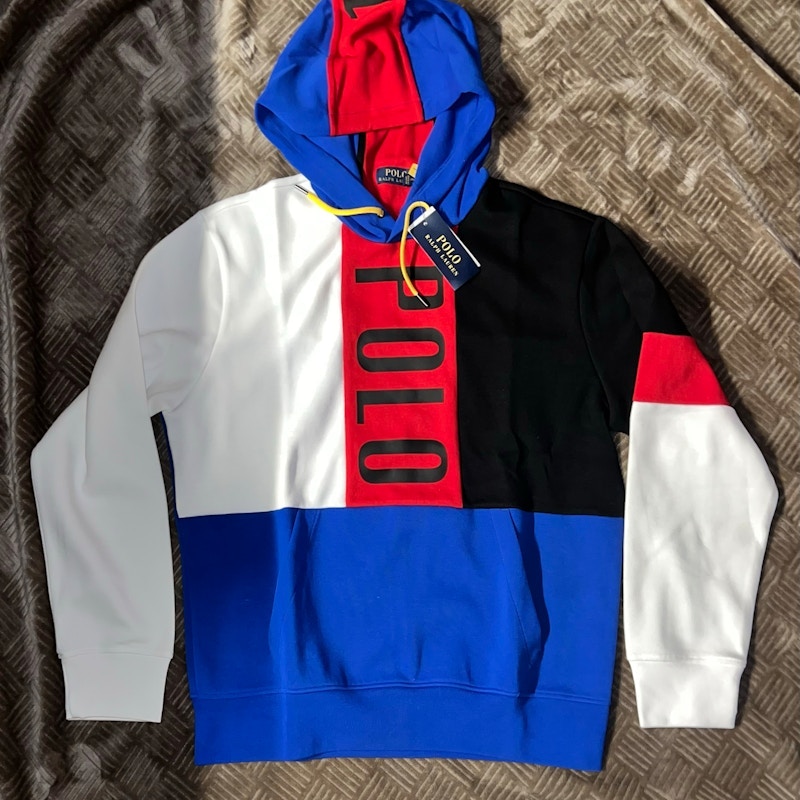 Polo Ralph Lauren Colorblocked Hoodie Blue Multi