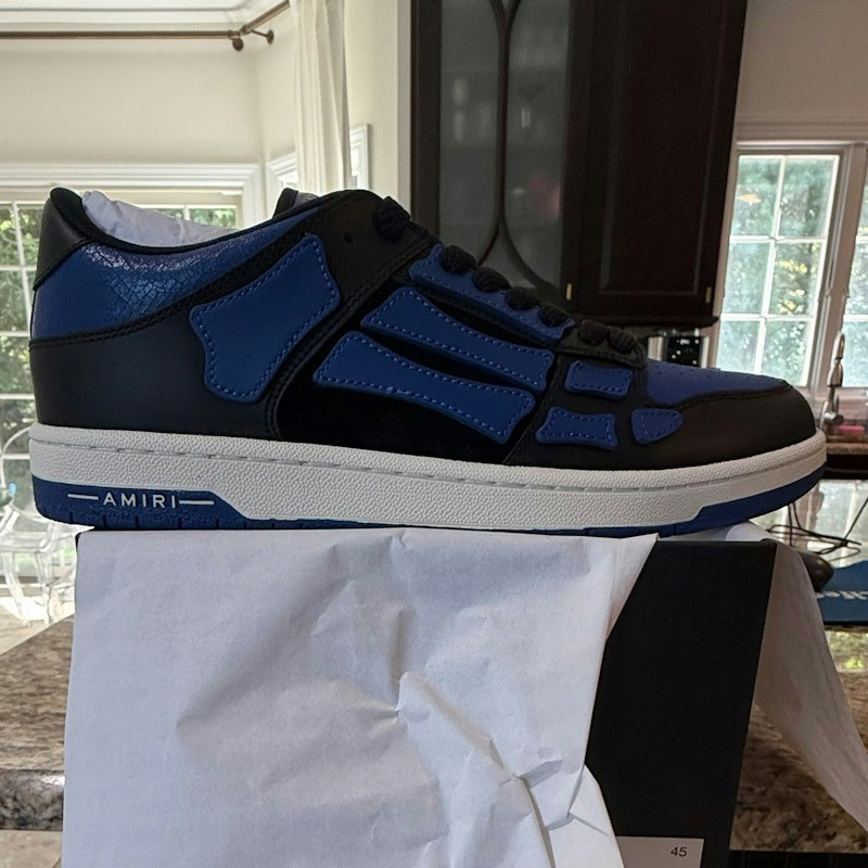 Amiri Skel Low Black Blue
