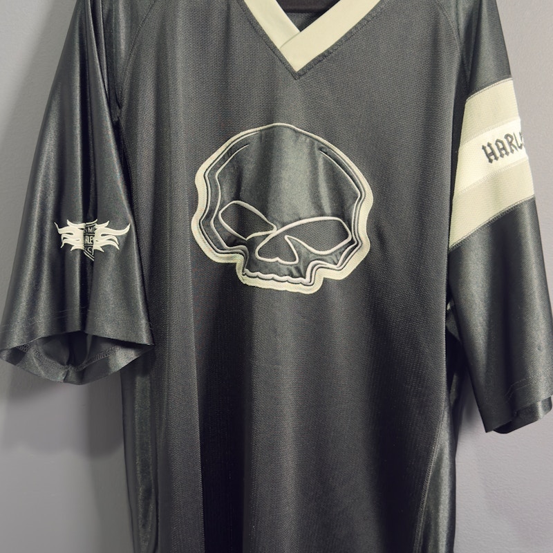 Harley-Davidson Doc's St. Louis Mo Willie G Skull Jersey Black
