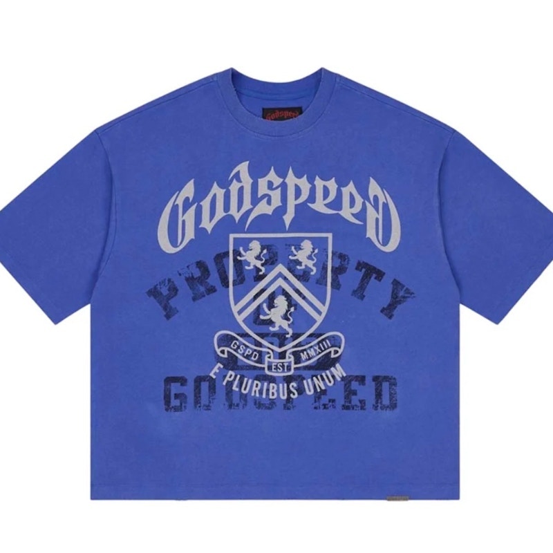 Godspeed Collegiate T-Shirt Blue
