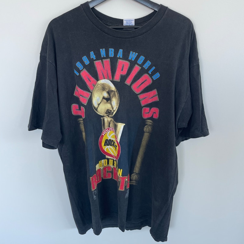Starter 1994 Houston Rockets NBA World Champions T-Shirt Black