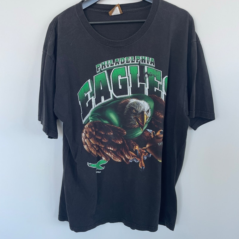 Nutmeg Mills Philadelphia Eagles T-Shirt Black