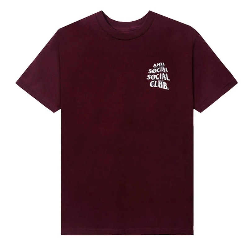 Anti Social Social Club T-Shirt Maroon