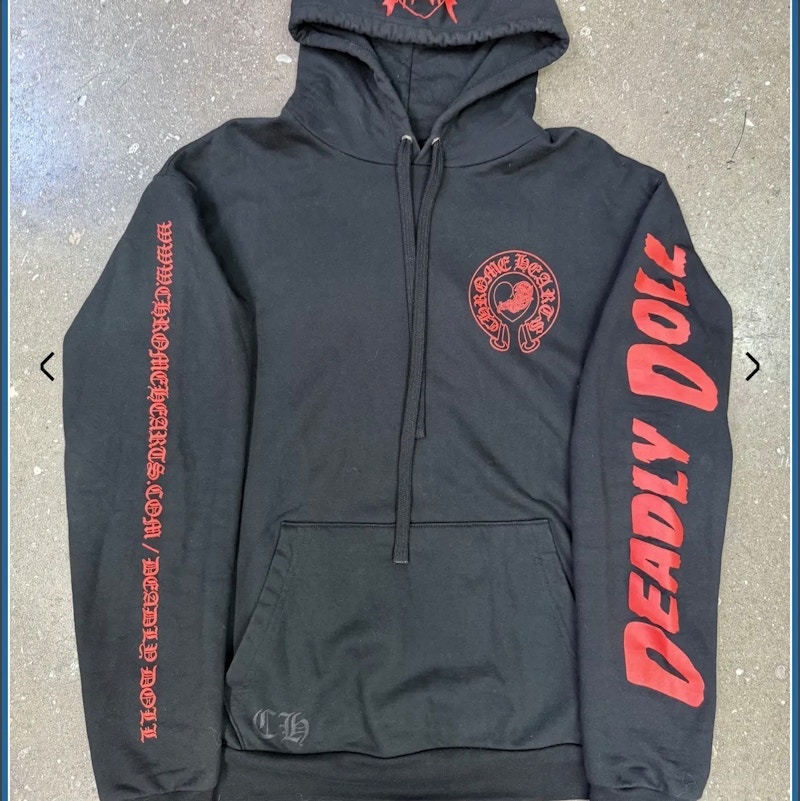 Chrome Hearts x Deadly Doll Hoodie Black