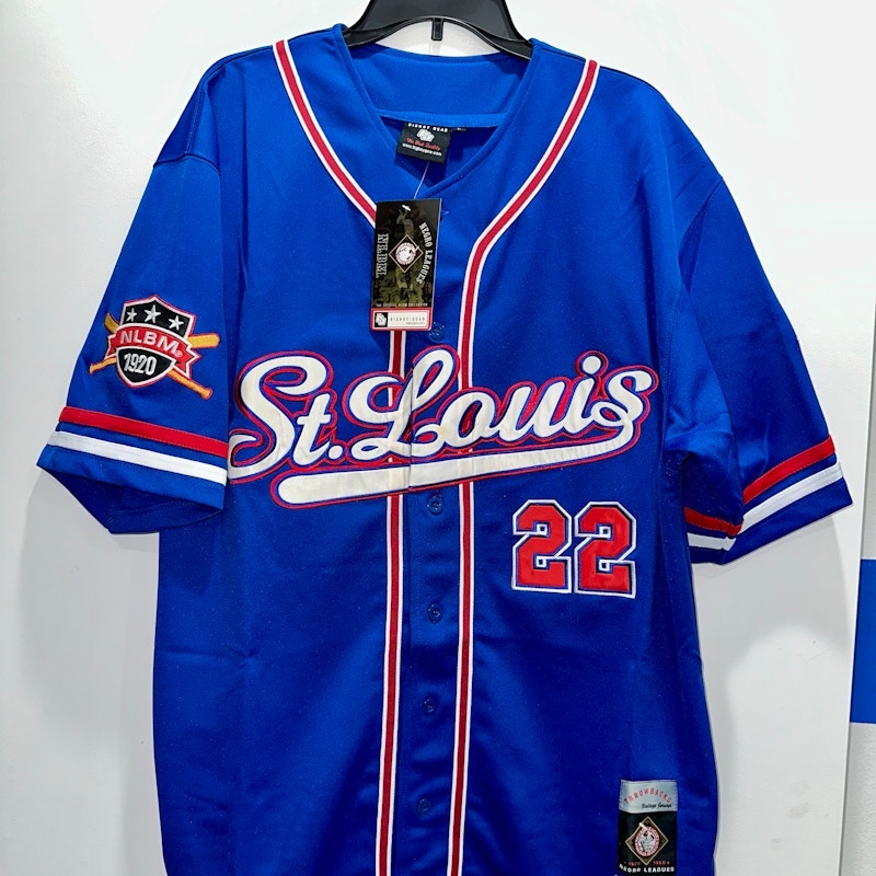 St. Louis Stars Negro Leagues Baseball Jersey Blue