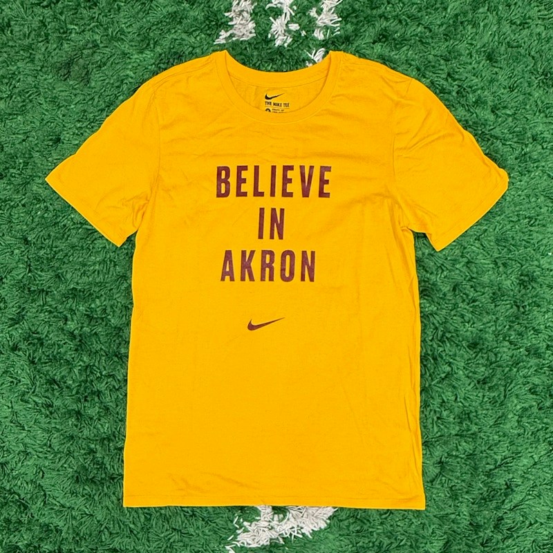 Nike Believe in Akron T-Shirt Yellow