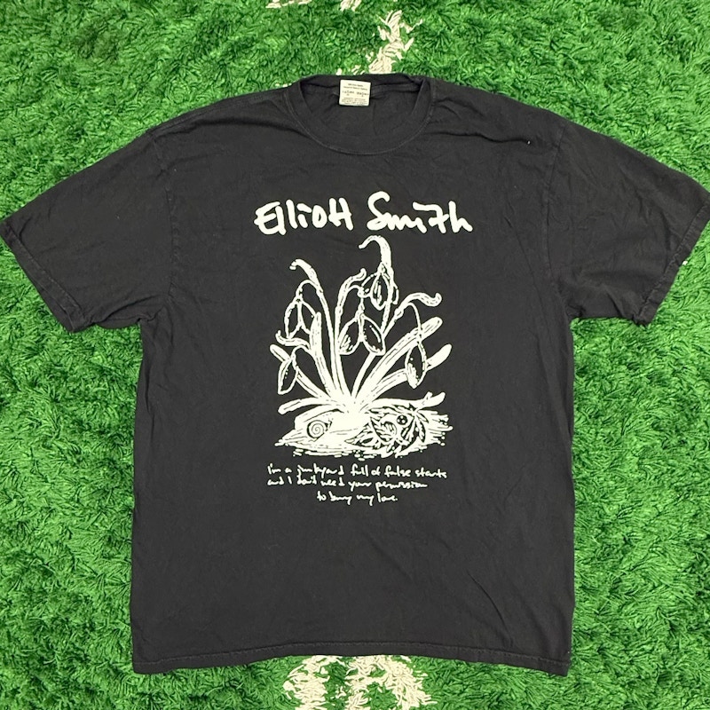 Eliot Meier Elliot Smith Graphic T-Shirt Black