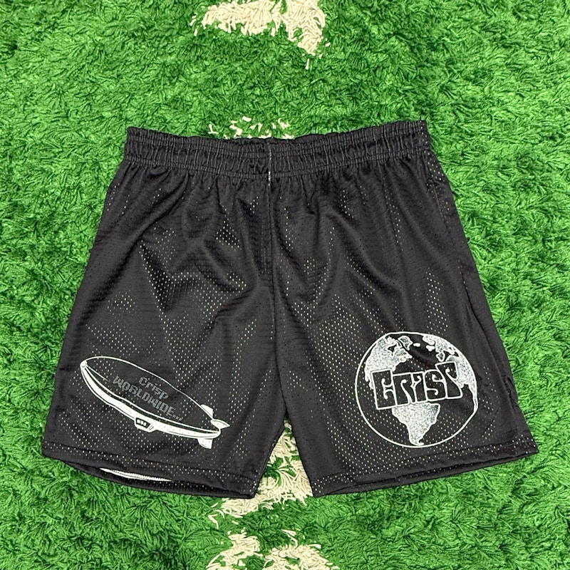 Crisp Mesh Shorts Black