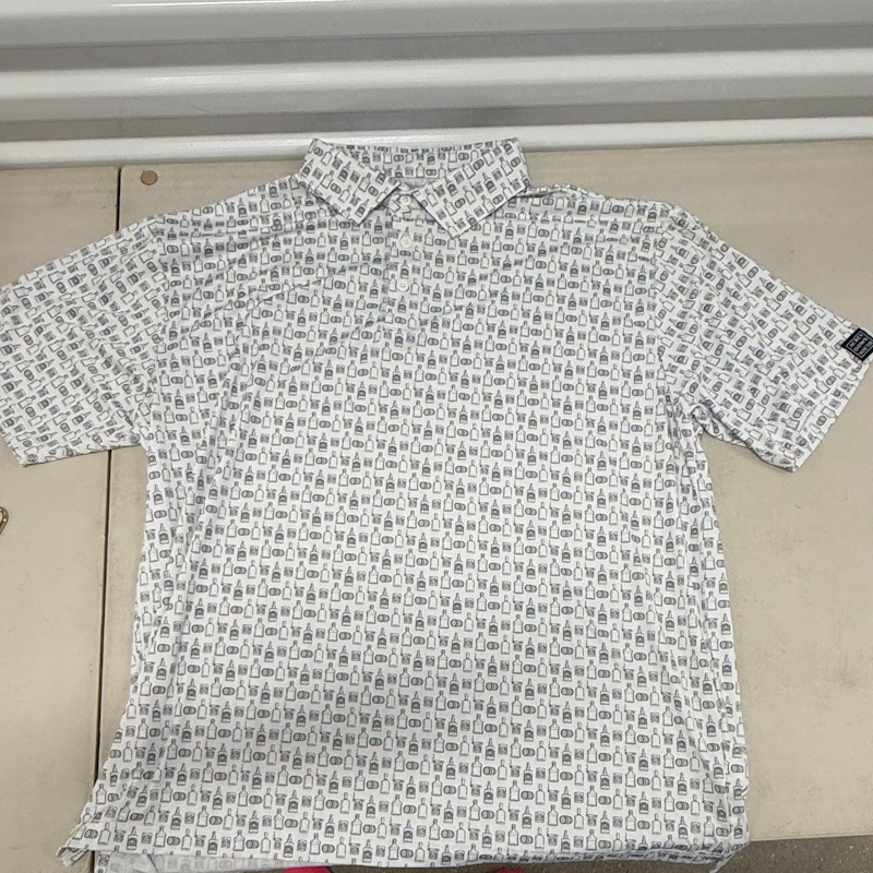 Acres Down South Polo Shirt White