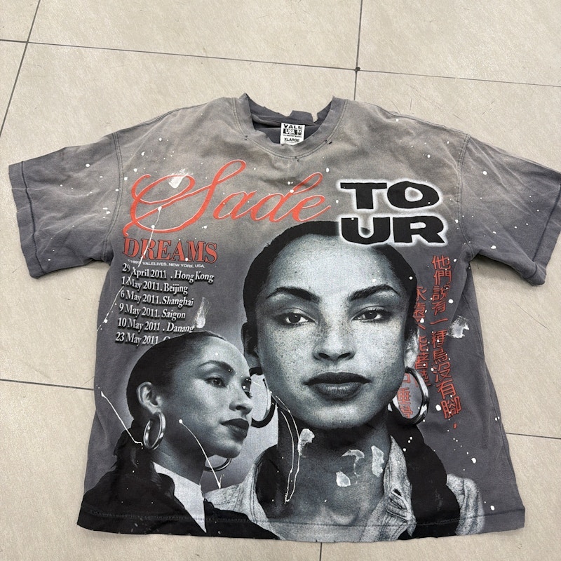 VALE USA Sade Tour T-Shirt Grey