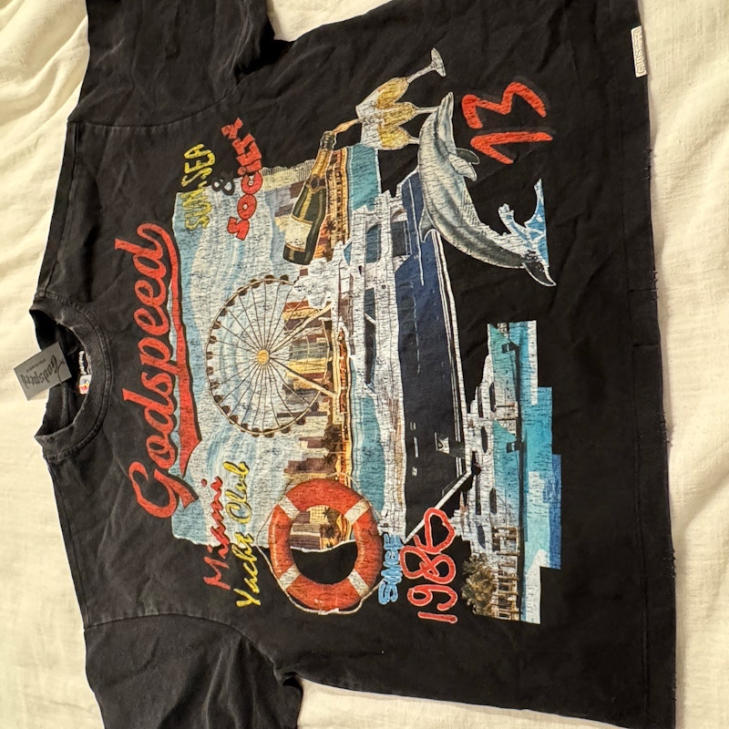 Godspeed Miami Yacht Club T-Shirt Black