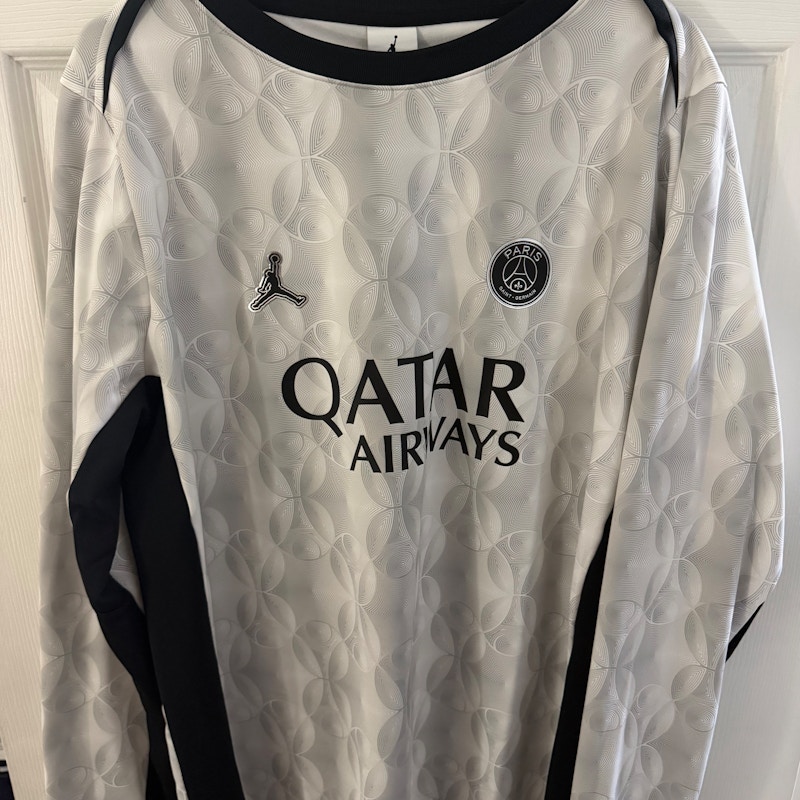 Jordan Paris Saint-Germain Long Sleeve Jersey White