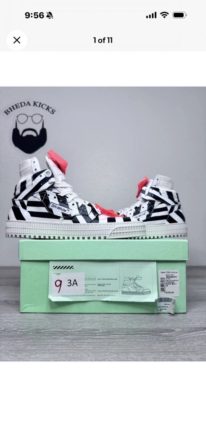 Off-White Off-Court Sneaker White Multicolor