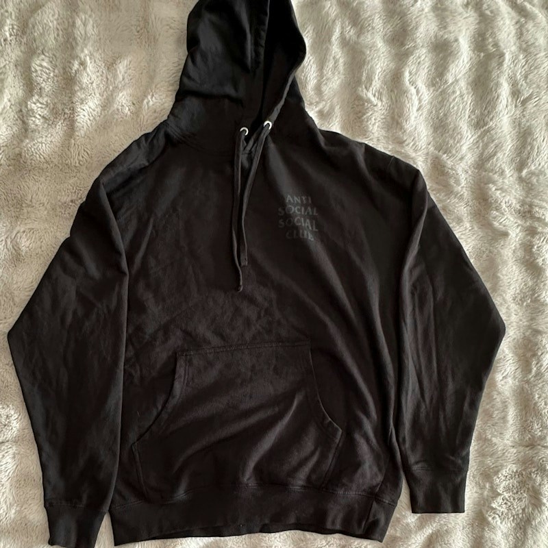 Anti Social Social Club Hooded Sweatshirt Black