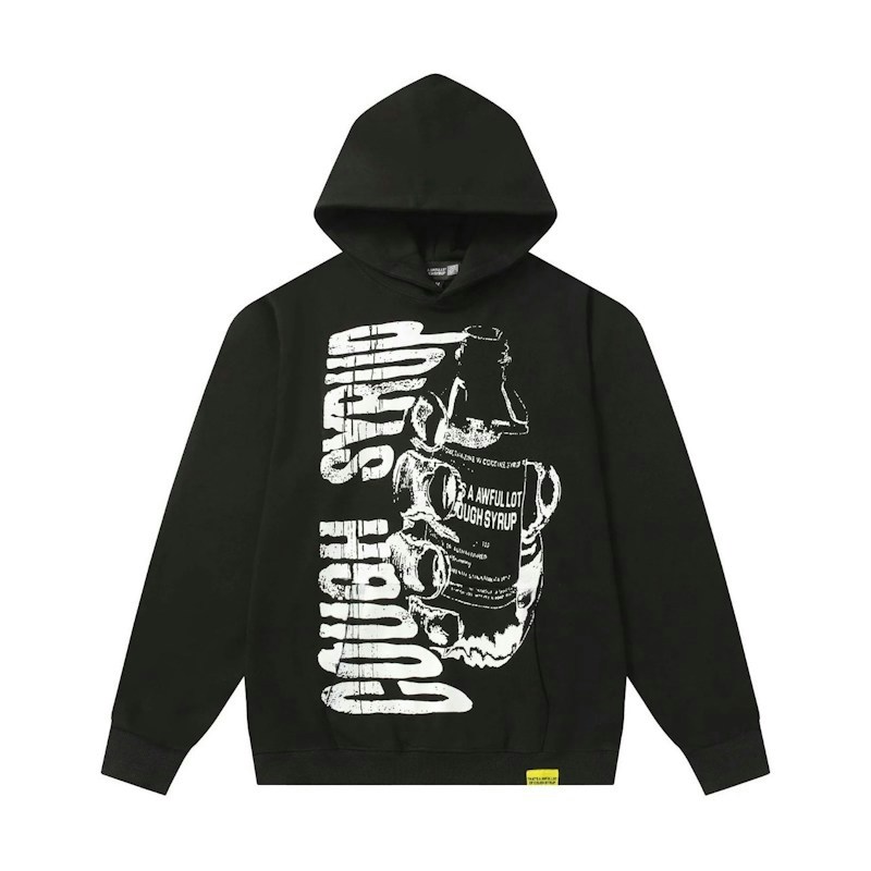 That's A Awful Lot Of Cough Syrup Warning Hoodie Black