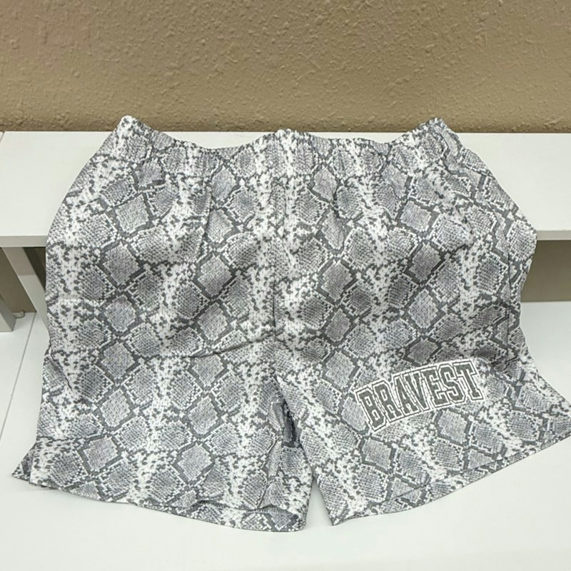 Bravest Studios Snakeskin Shorts Grey