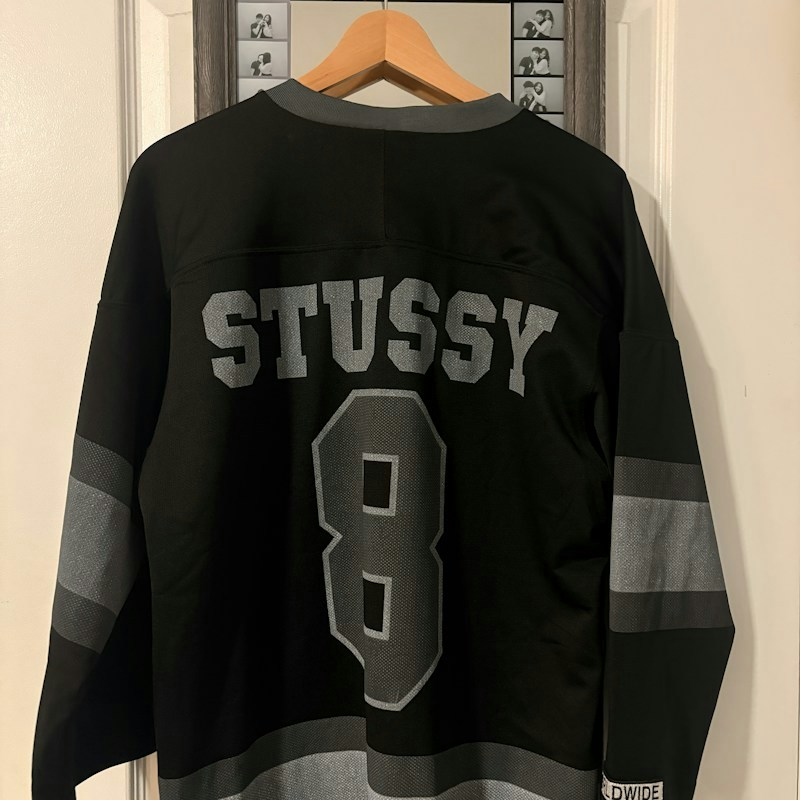 Stussy Mesh Hockey Jersey Black
