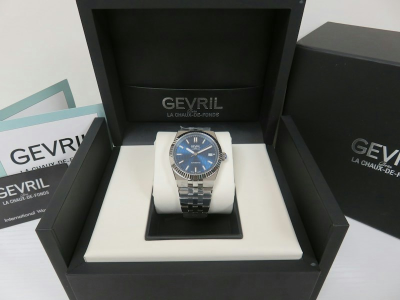 Gevril Pier 17 Automatic Blue Dial Watch