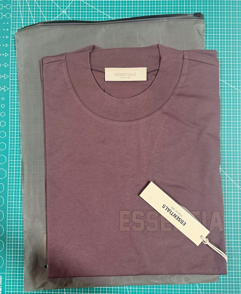 Fear of God Essentials Short-Sleeve Tee Plum