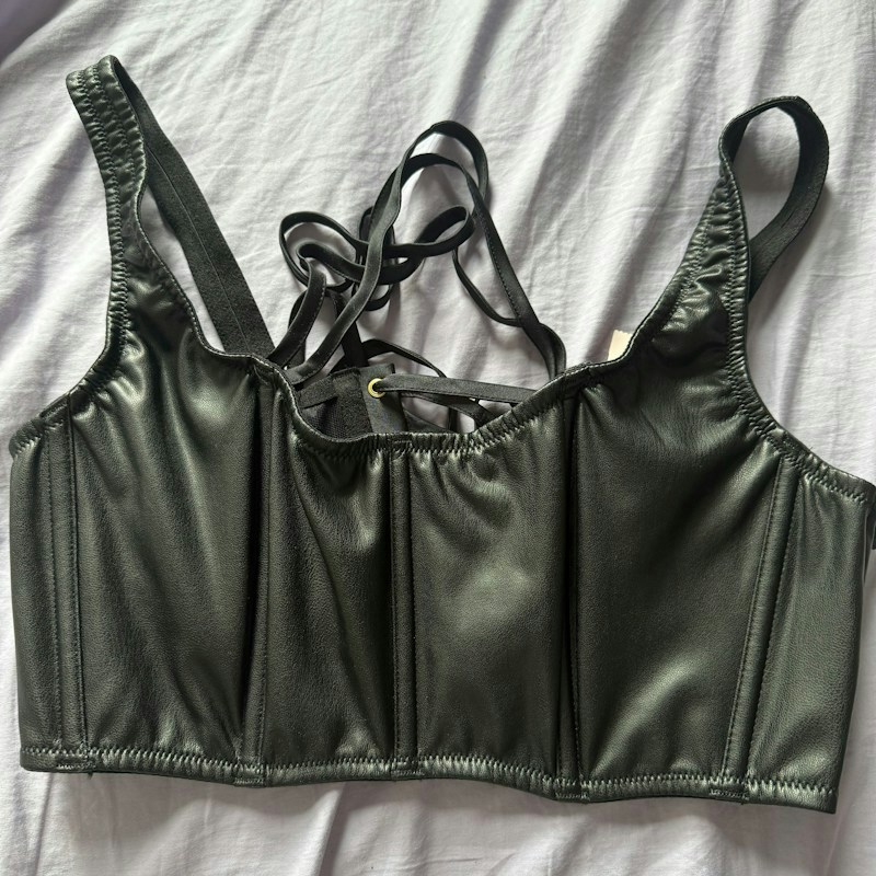 Victoria's Secret Corset Top Black