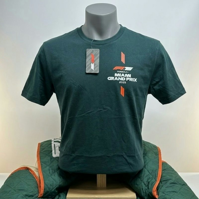 Formula 1 Miami Grand Prix 2025 Steering T-Shirt Green