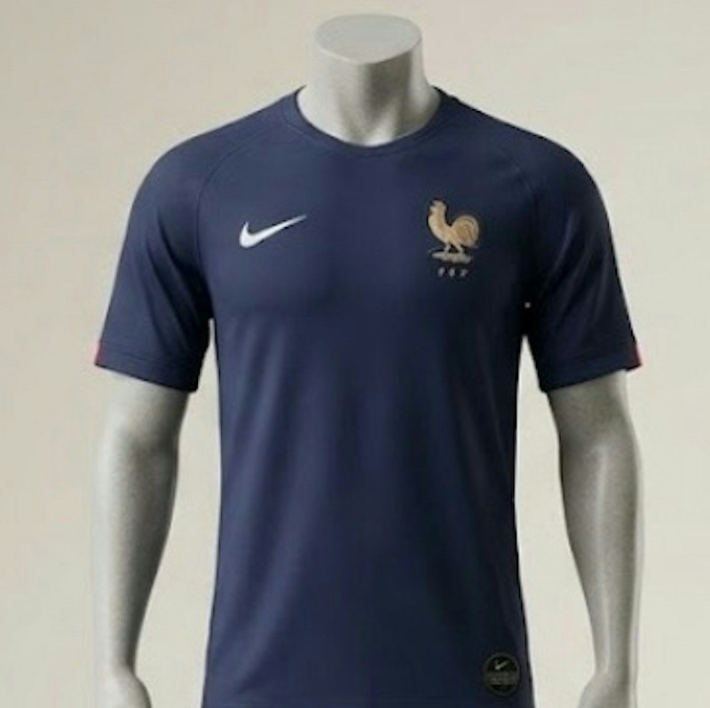 Nike FFF France Home Jersey Blue