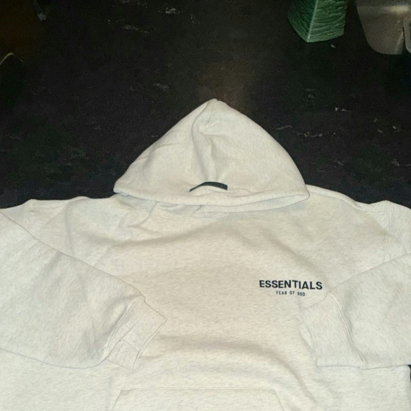 Fear of God Essentials Pullover Hoodie Heather Oatmeal