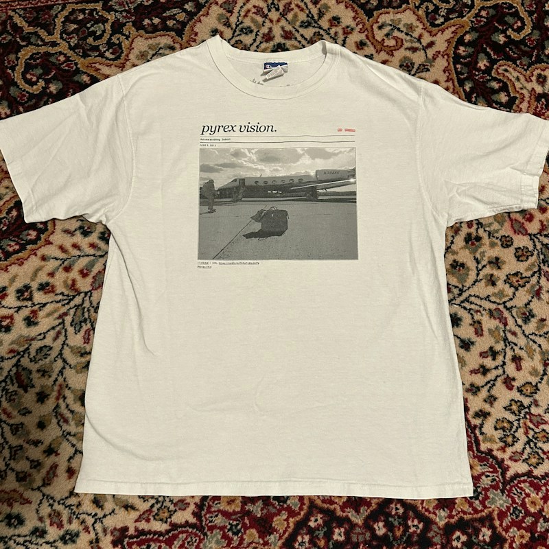 Pyrex Vision Virgil Abloh Confluence T-Shirt White