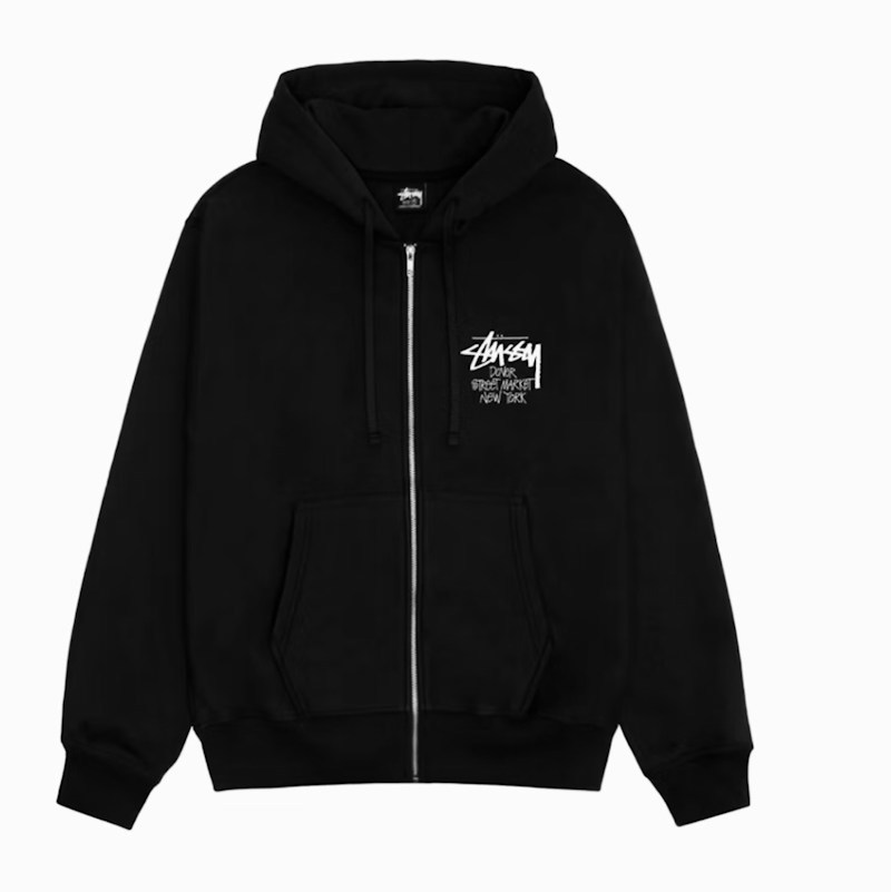 Stüssy x Dover Street Market New York Hooded Sweatshirt Black