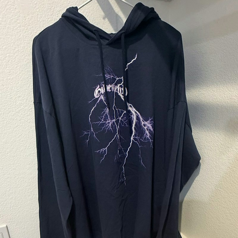 Givenchy Lightning Bolt Hoodie Black