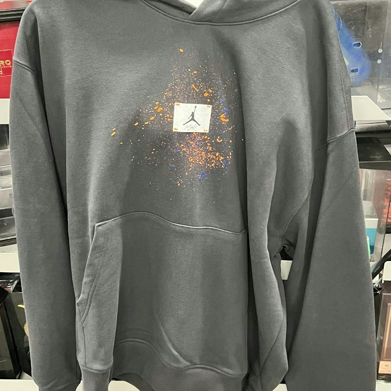 Jordan New York Knicks Hoodie Grey
