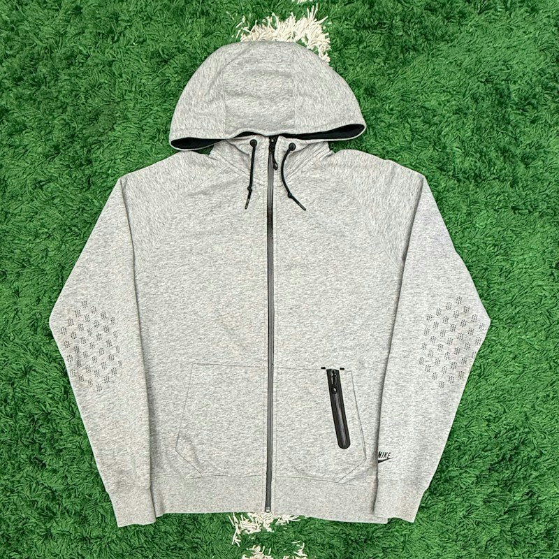 Nike Tech Fleece Full Zip Hoodie Heather Grey