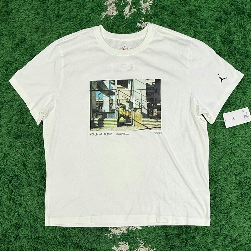 Jordan World Of Flight T-Shirt White