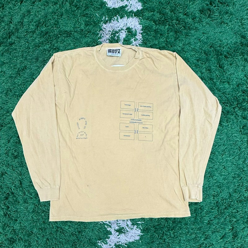 Boot Boyz Biz Long Sleeve T-Shirt Yellow