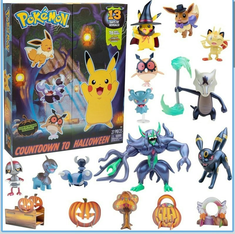 Pokémon Countdown to Halloween Holiday Advent Calendar