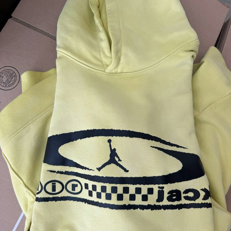 Jordan Travis Scott Cactus Jack Hoodie Yellow