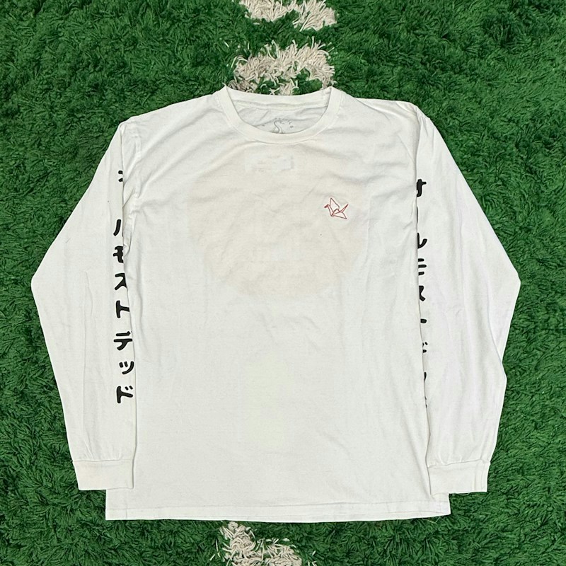 Post Long Sleeve T-Shirt White