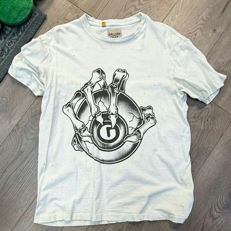Gallery Dept. Hand And Eyeball Graphic T-Shirt White